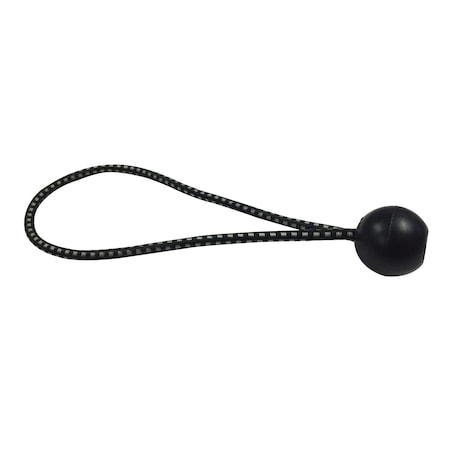 Ahc AHC Black Bungee Ball Cord 9 in. L X 0.2 in. 50 lb 1 pk DR77346